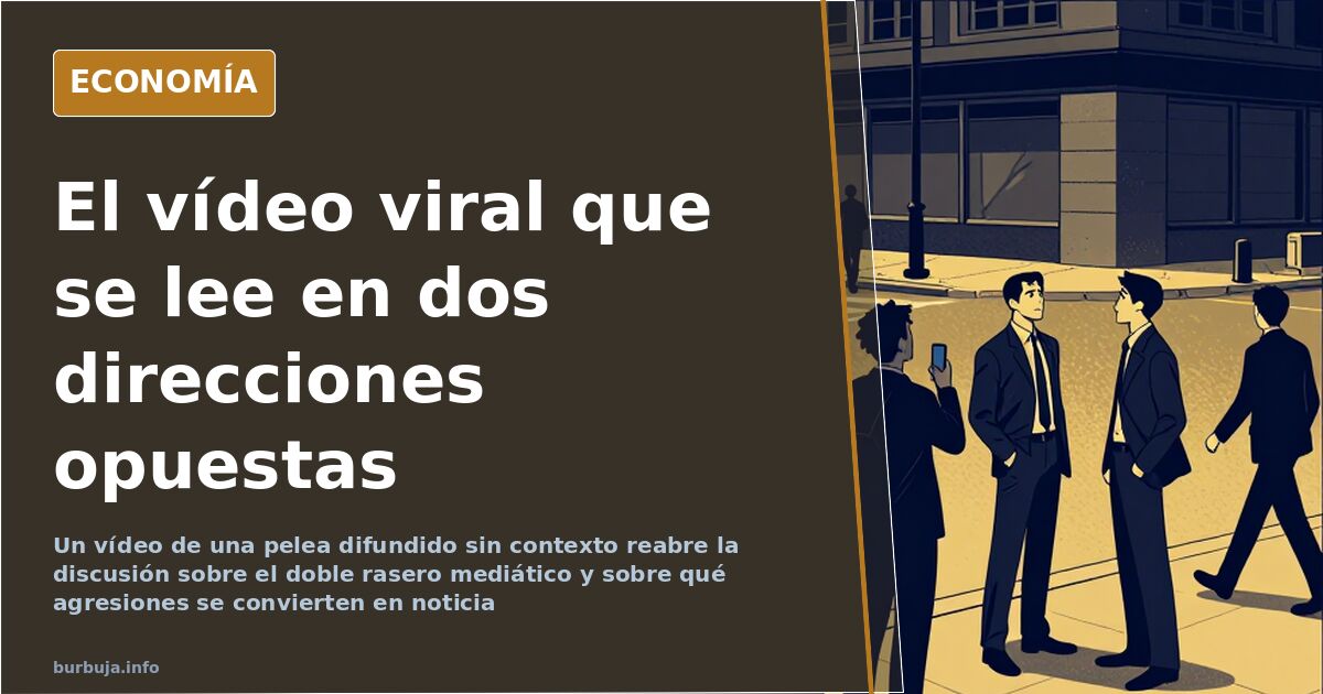 Imagen de un vídeo viral con personas discutiendo
