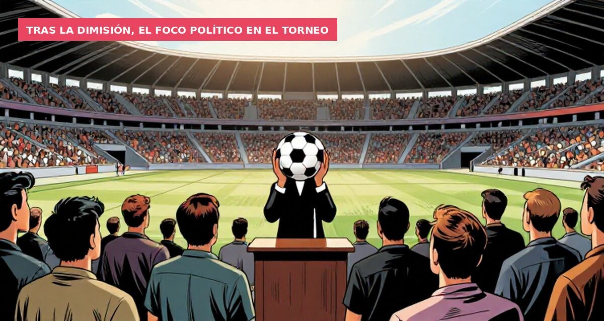 Tras la dimisión, el foco político en el torneo