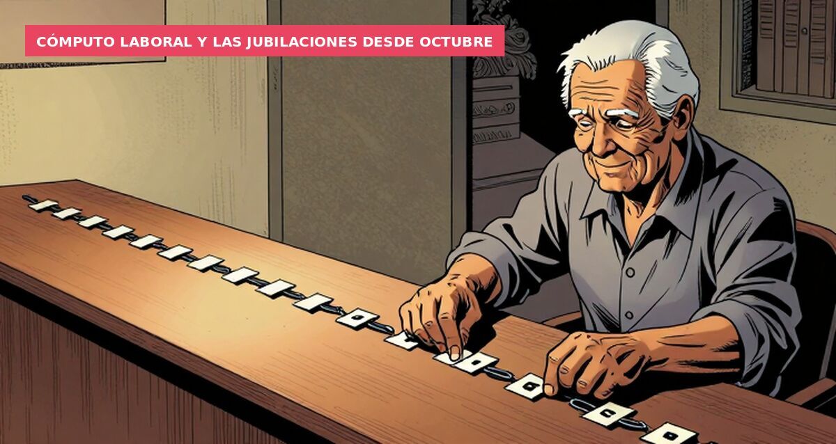 Cómputo laboral y las jubilaciones desde octubre