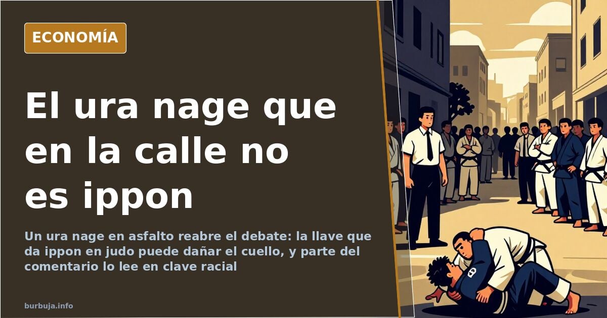 Ura nage en la calle: la llave de judo que no admite errores