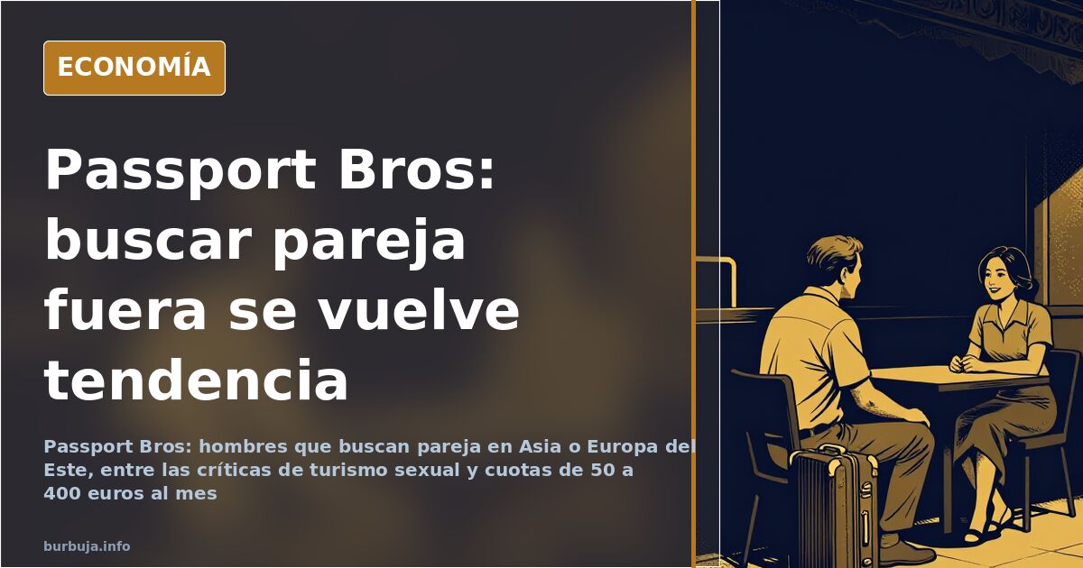 Viajero occidental con maleta en un aeropuerto asiático, imagen que ilustra el fenómeno de los Passport Bros y la búsqueda de
