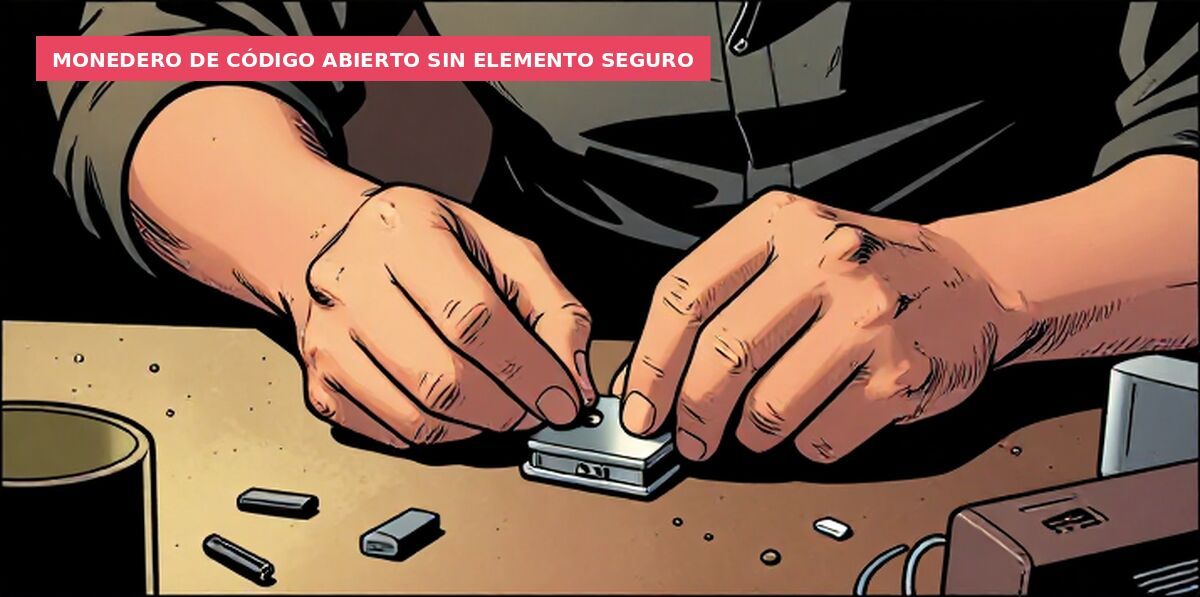 Monedero de código abierto sin elemento seguro