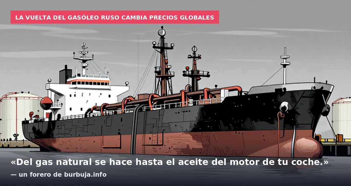 La vuelta del gasóleo ruso cambia precios globales: «Del gas natural se hace hasta el aceite del motor de tu coche.» — un forero de burbuja.info