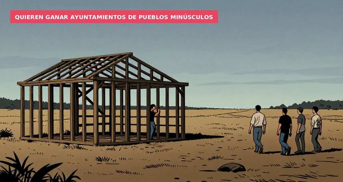 Quieren ganar ayuntamientos de pueblos minúsculos