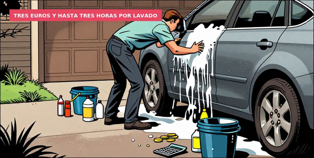Tres euros y hasta tres horas por lavado