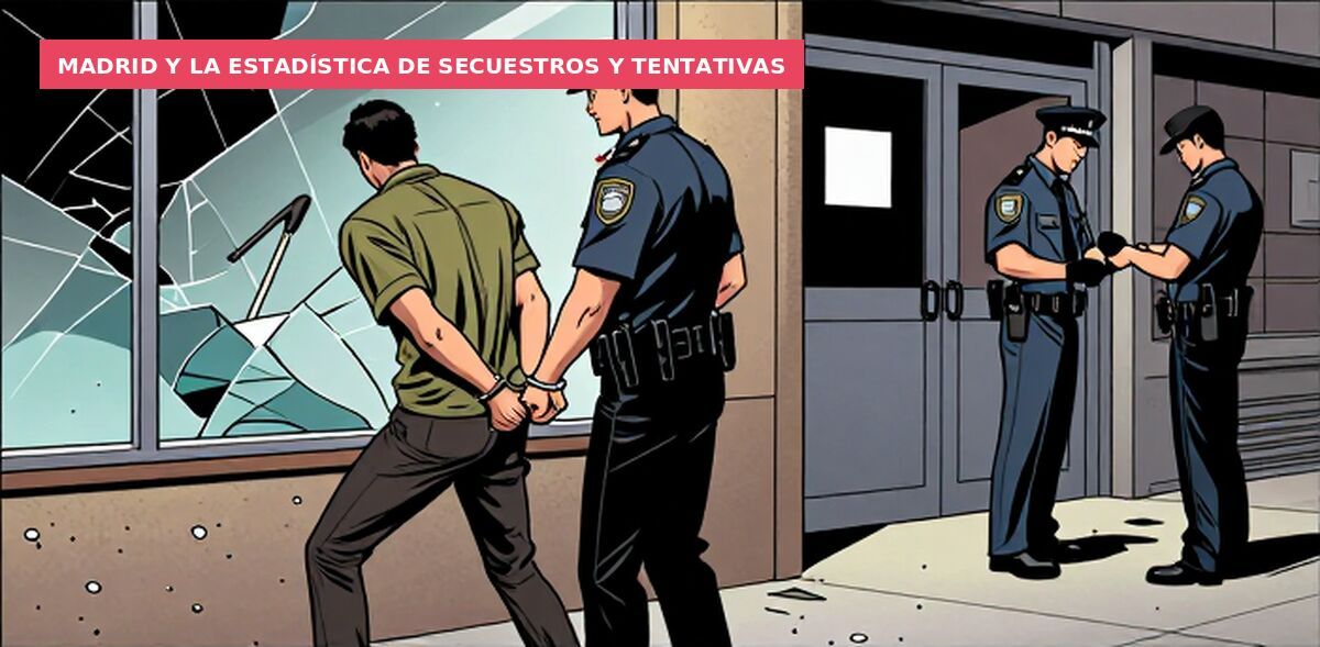 Madrid y la estadística de secuestros y tentativas