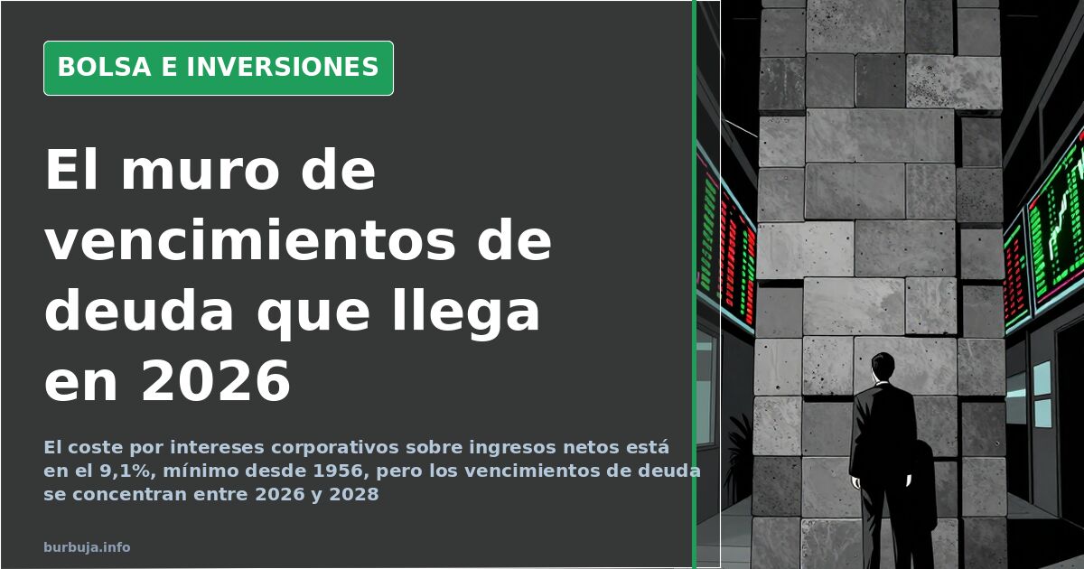 The corporate debt wall pointing to 2026