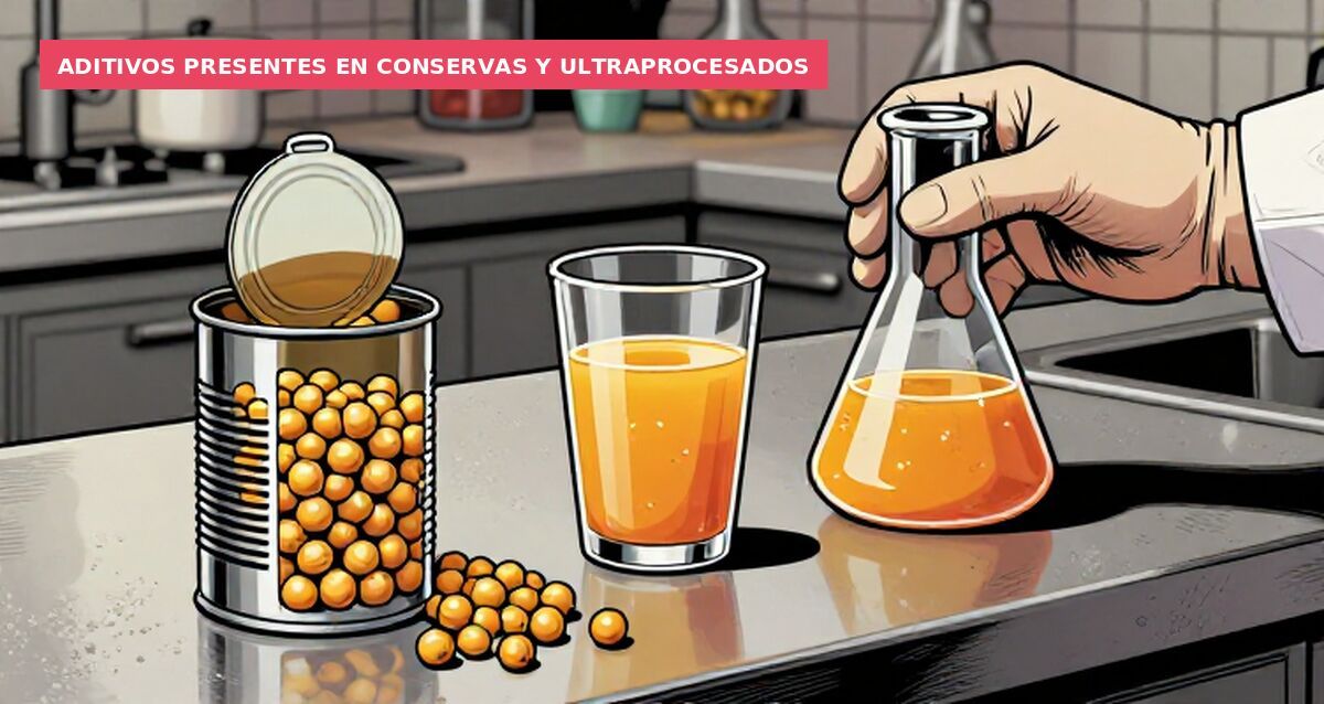 Aditivos presentes en conservas y ultraprocesados
