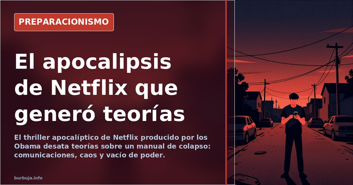 Dejar el mundo atrás: apocalipsis y teorías en Netflix