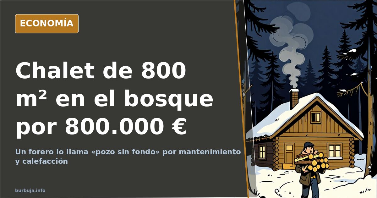 Chalet de 800 m² en un bosque de El Espinar por 800.000 euros