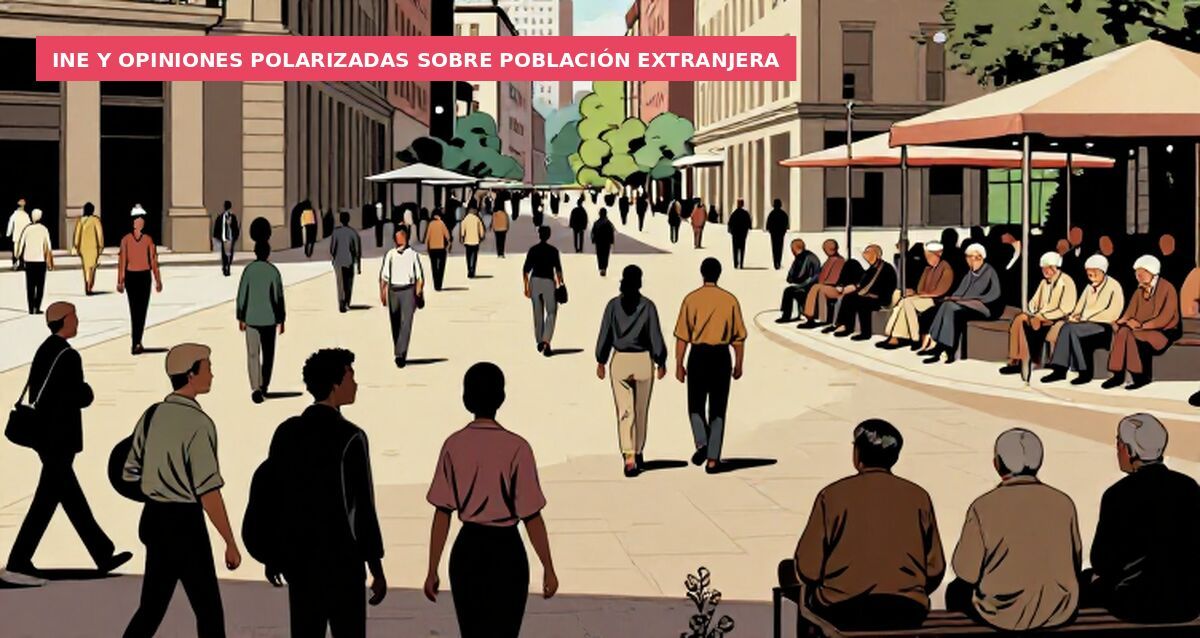 INE y opiniones polarizadas sobre población extranjera