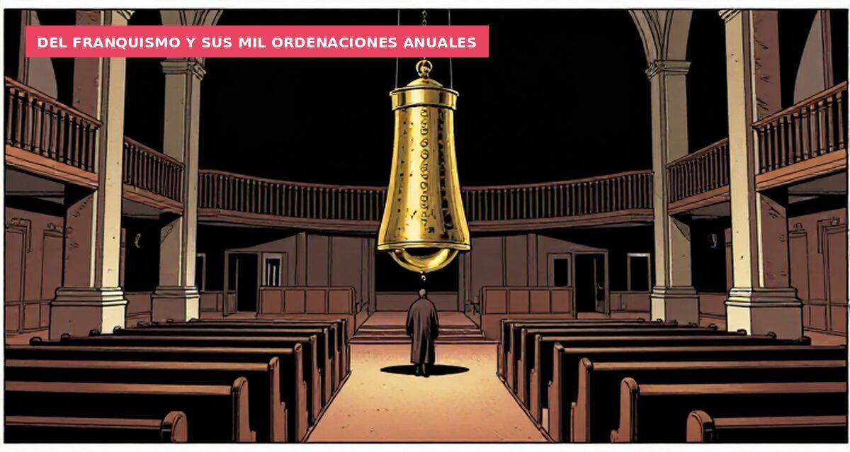 Del franquismo y sus mil ordenaciones anuales