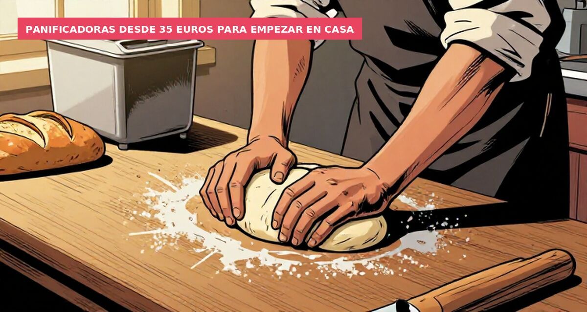Panificadoras desde 35 euros para empezar en casa
