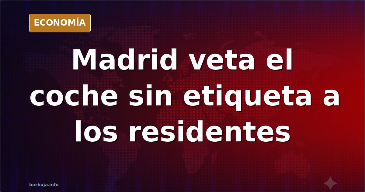 Avenida de Madrid con tráfico denso y una cámara de control de la zona de bajas emisiones en primer plano