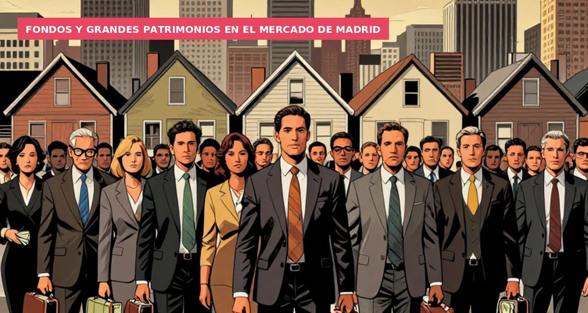 Fondos y grandes patrimonios en el mercado de Madrid