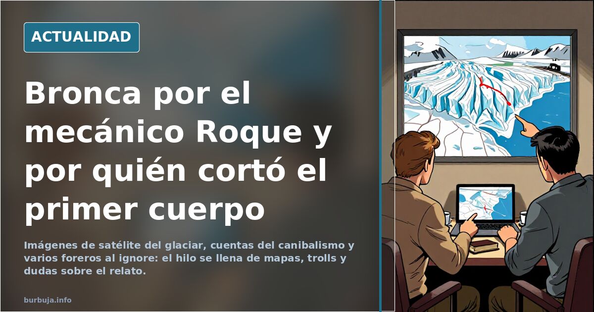 Bronca por el mecánico Roque y por quién cortó el primer cuerpo