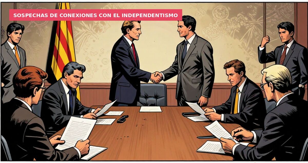 Sospechas de conexiones con el independentismo