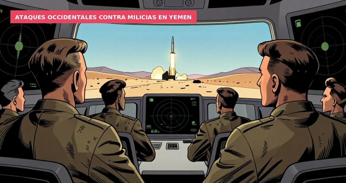 Ataques occidentales contra milicias en Yemen