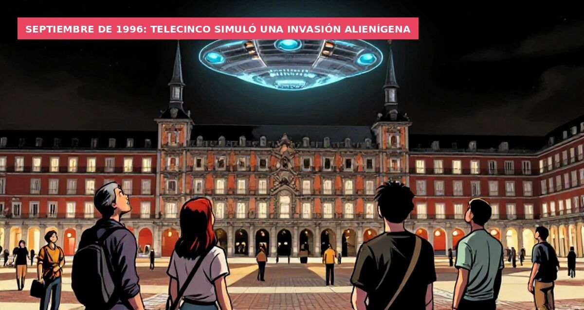 Septiembre de 1996: Telecinco simuló una invasión alienígena