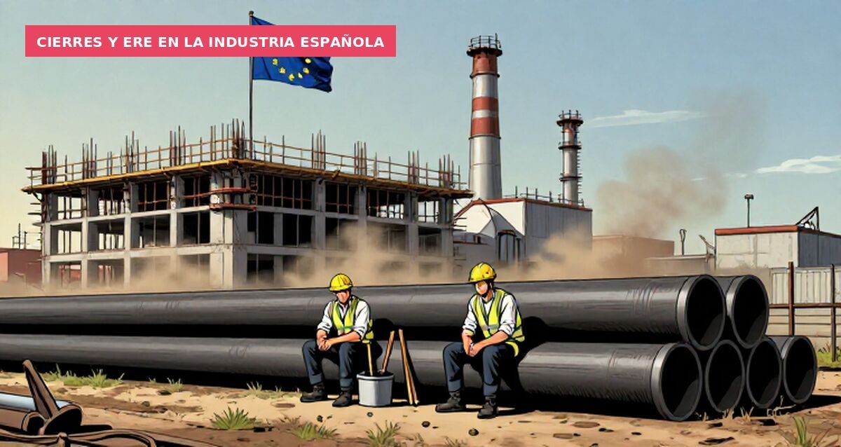 Cierres y ERE en la industria española