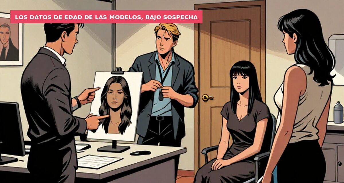 Los datos de edad de las modelos, bajo sospecha