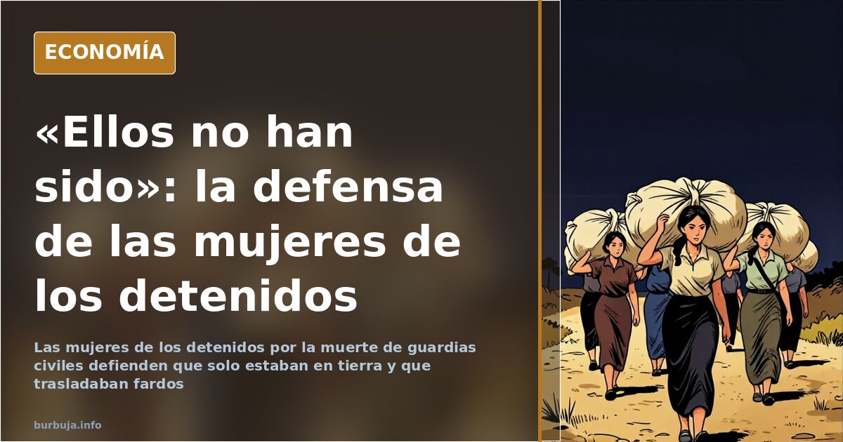 Mujeres conversando junto a un vehículo tras las detenciones del caso