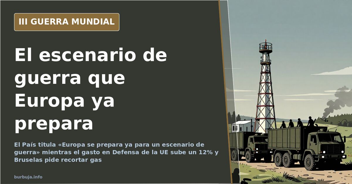 Spain's El País Headlines War Scenario as EU Defense Spending Rises 12%