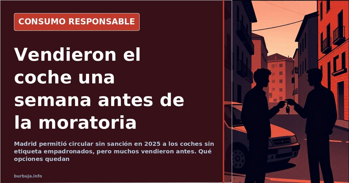 Old Cars and Madrid's ZBE: Real Options for 2025