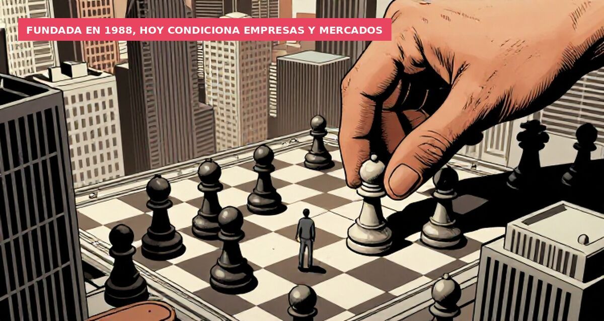Fundada en 1988, hoy condiciona empresas y mercados