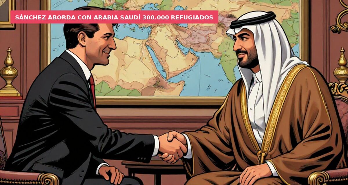 Sánchez aborda con Arabia Saudí 300.000 refugiados