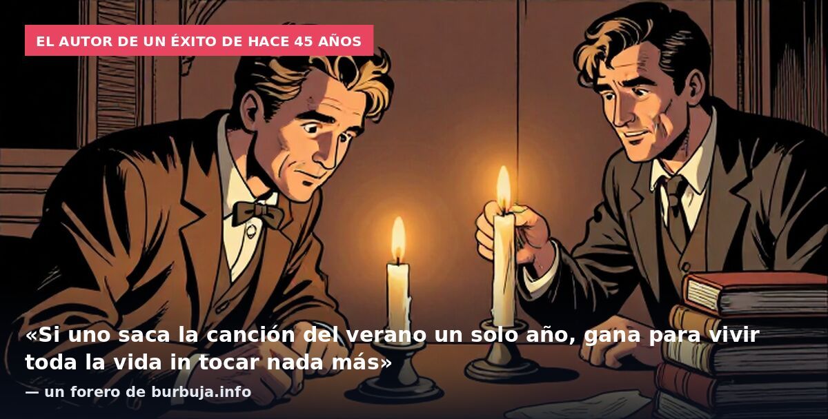El autor de un éxito de hace 45 años: «Si uno saca la canción del verano un solo año, gana para vivir toda la vida in tocar nada más» — un forero de burbuja.info