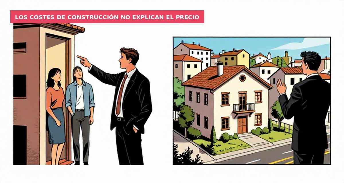 Los costes de construcción no explican el precio