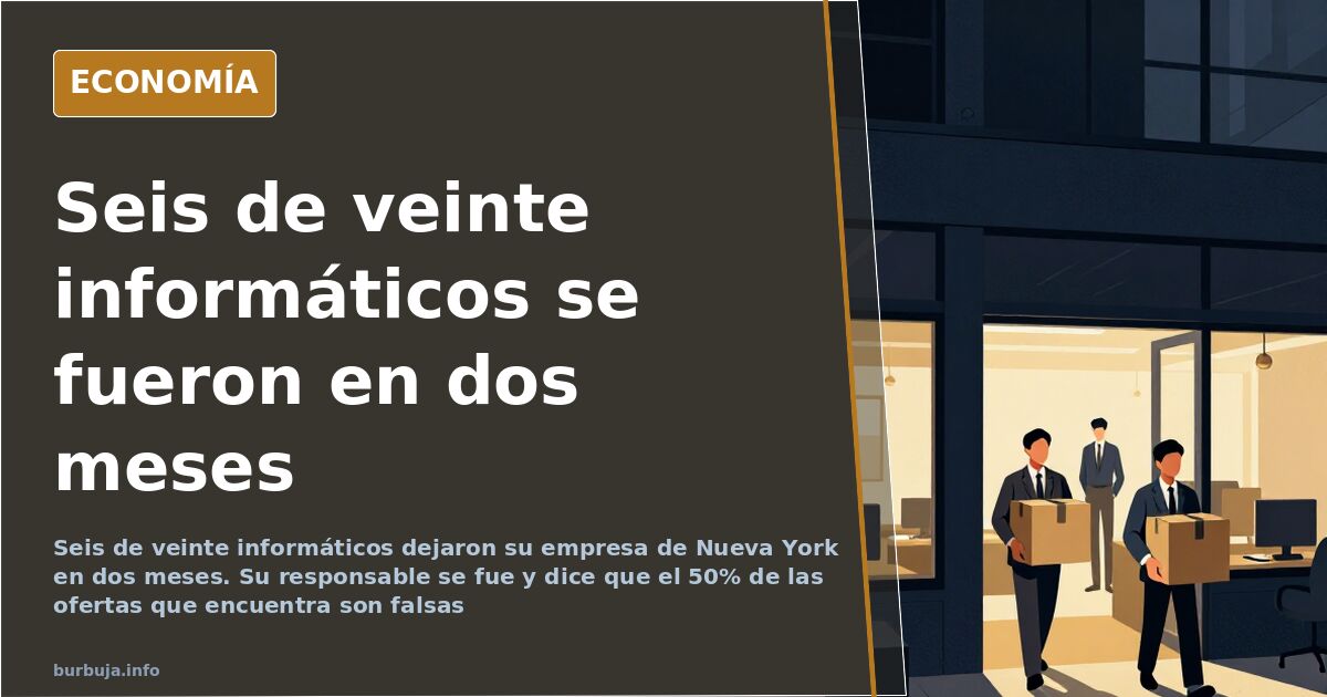 Ilustración editorial de una sala de servidores de empresa mediana con un único informático frente a la consola en la nube