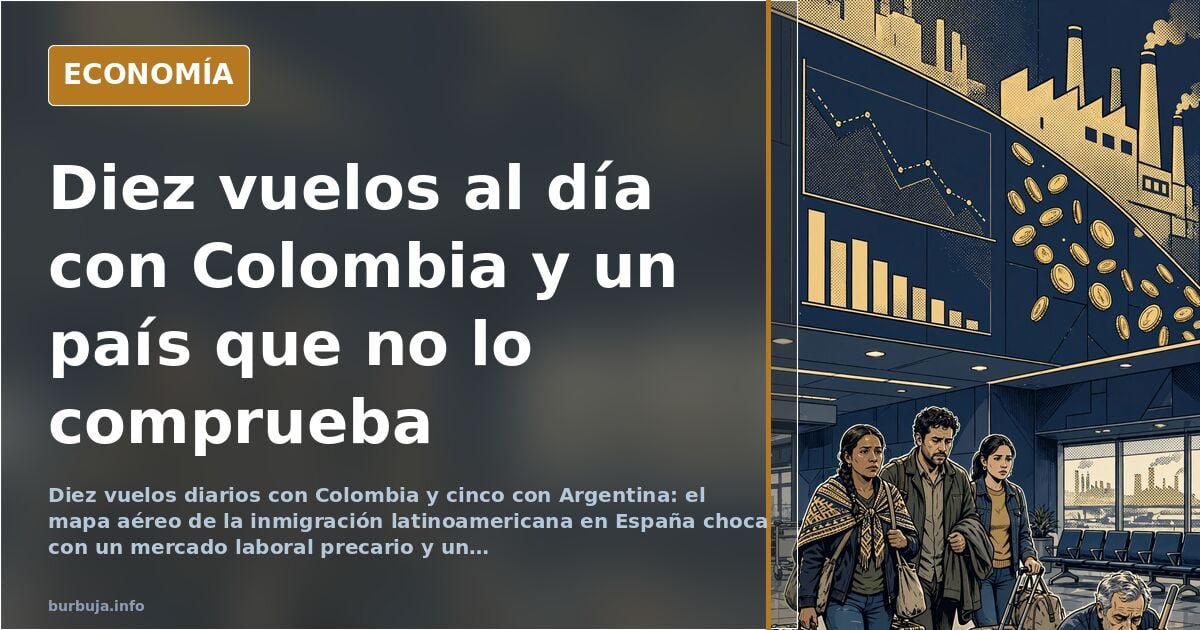 Ten Daily Flights to Colombia: How Migration Enters Spain