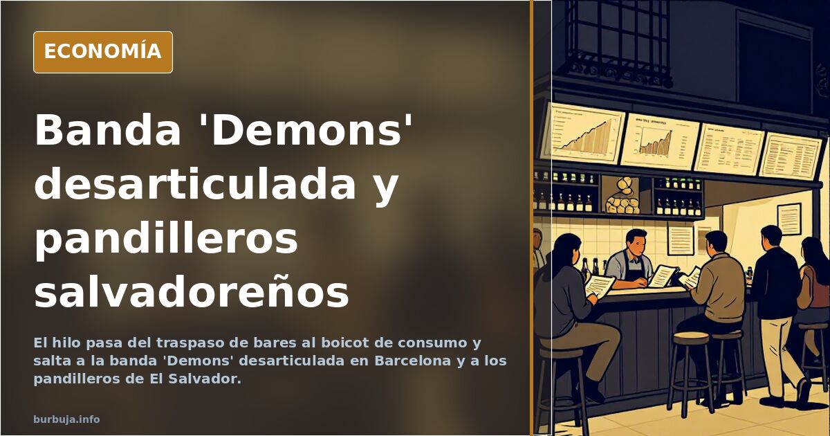Banda 'Demons' desarticulada y pandilleros salvadoreños