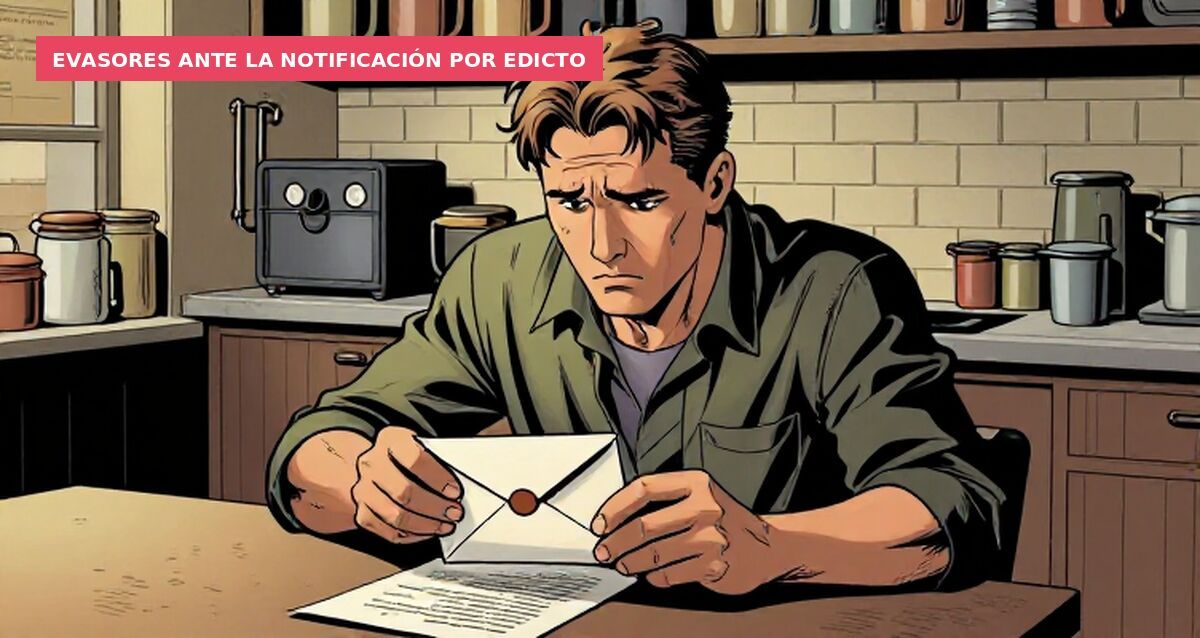 Evasores ante la notificación por edicto