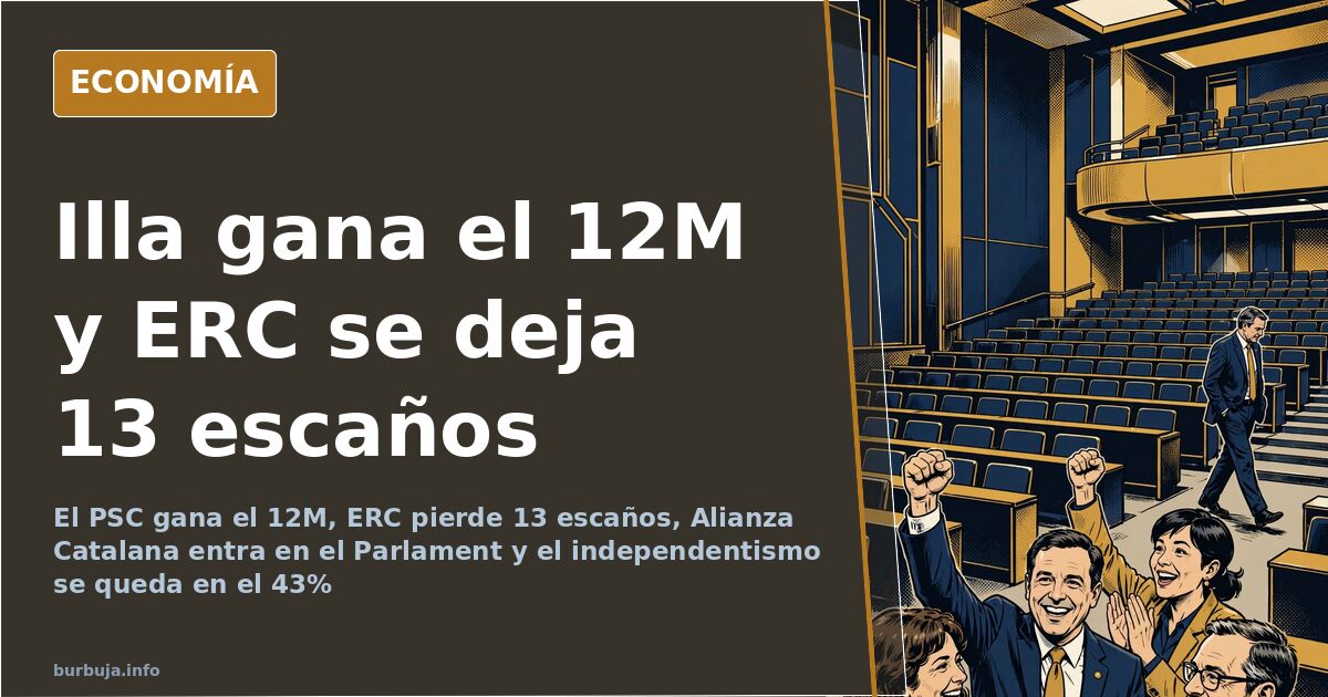 Catalan Elections 12M: PSC Wins, ERC Collapses, AC Enters Parliament