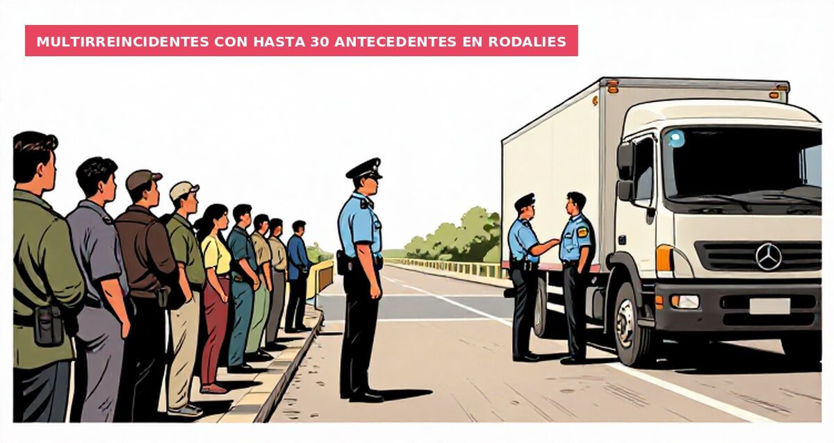 Multirreincidentes con hasta 30 antecedentes en Rodalies