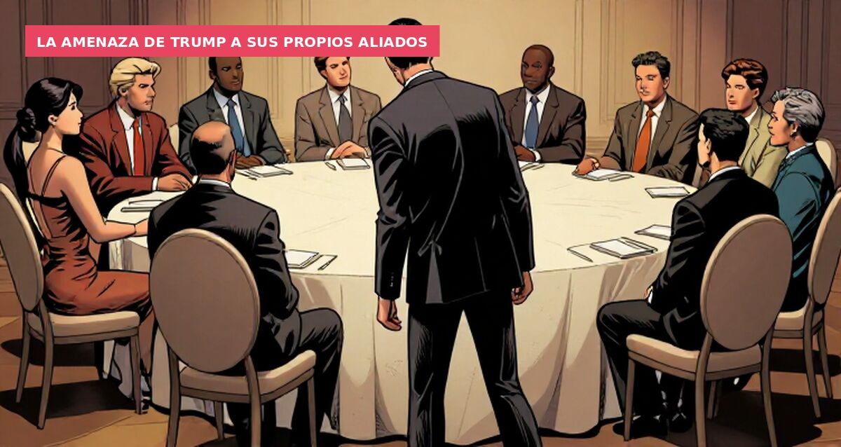 La amenaza de Trump a sus propios aliados
