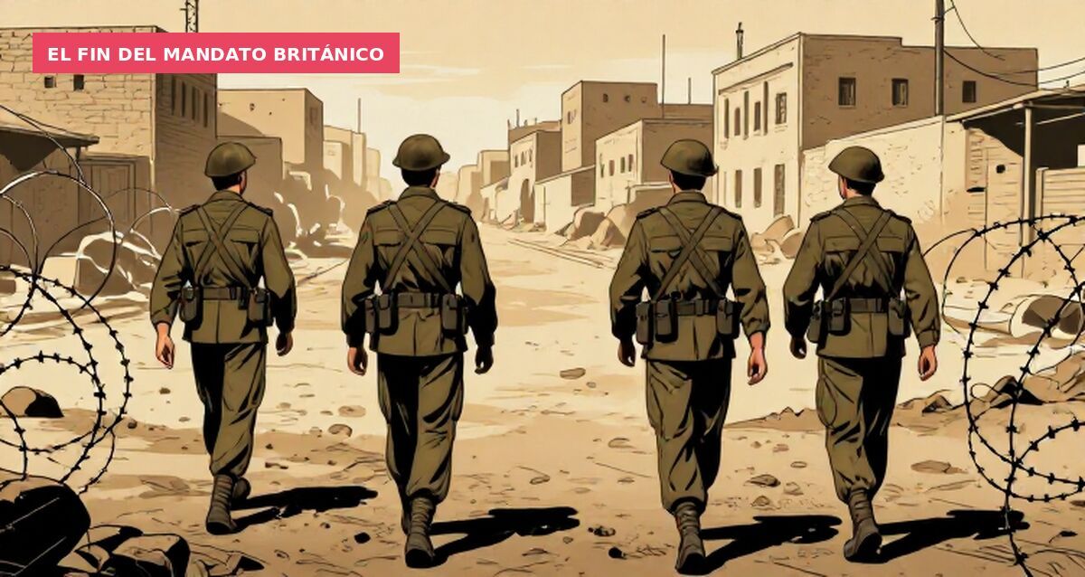 El fin del mandato británico