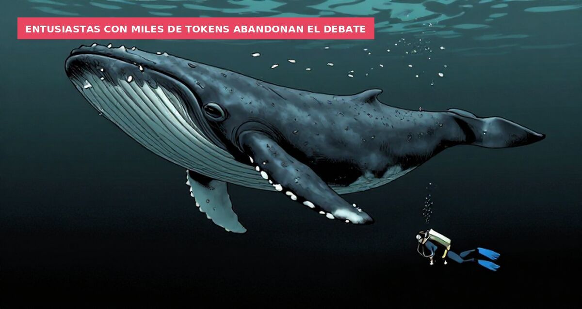 Entusiastas con miles de tokens abandonan el debate