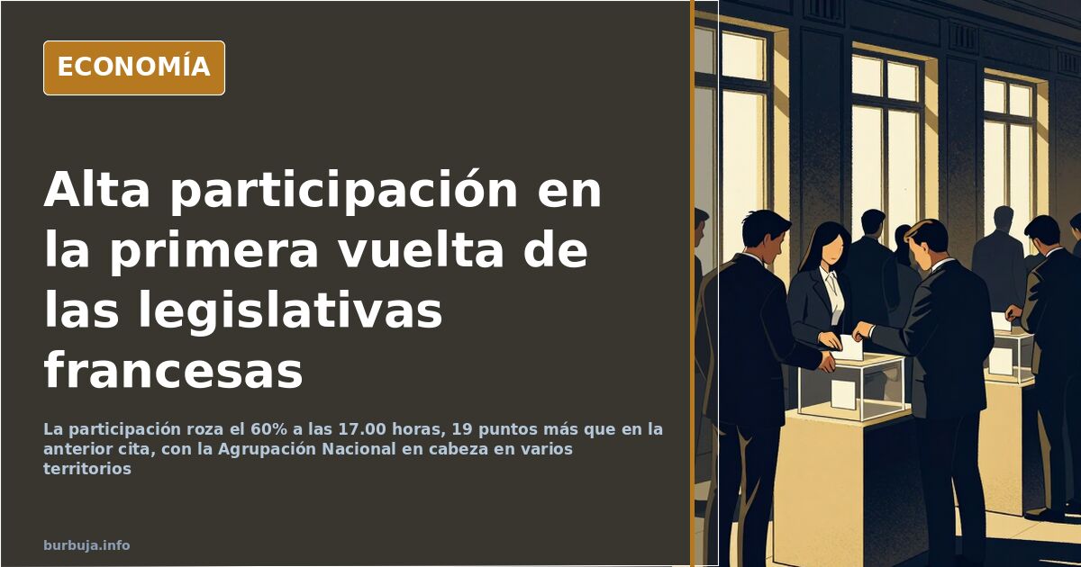 Imagen de archivo de una urna y papeletas en un colegio electoral durante unas elecciones en Francia