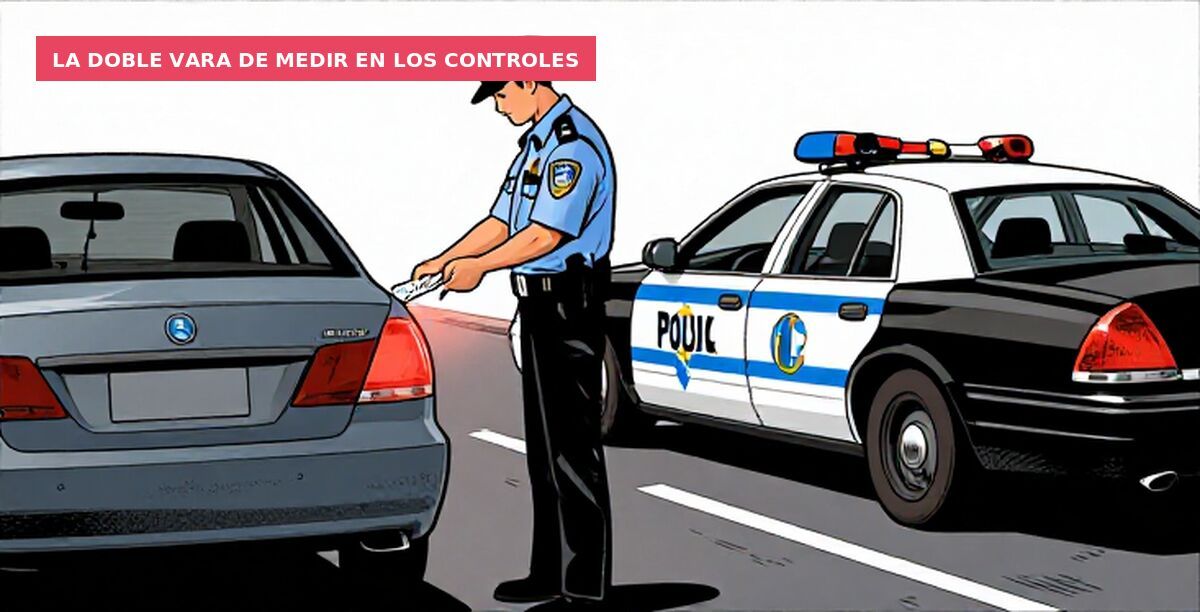 La doble vara de medir en los controles