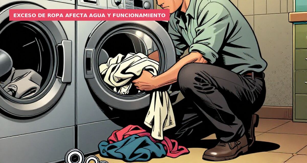 Exceso de ropa afecta agua y funcionamiento