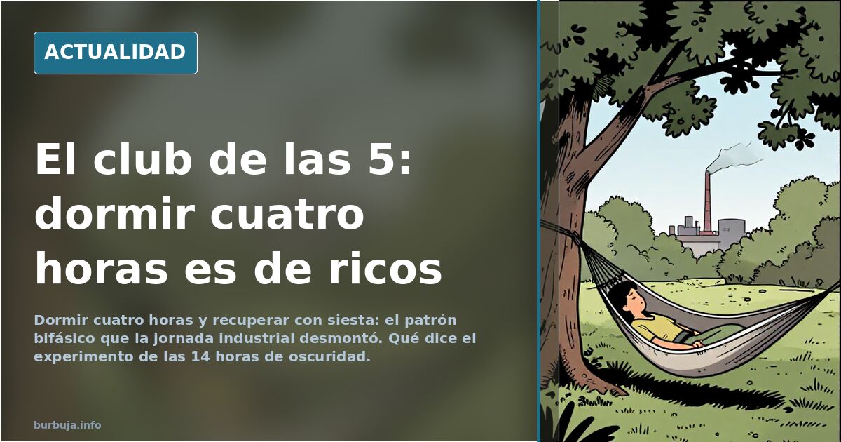 The Four-Hour Sleep and Nap Dream That the Factory Forbade