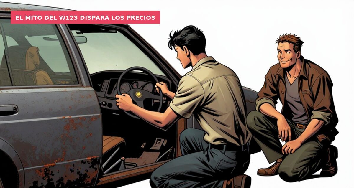El mito del W123 dispara los precios