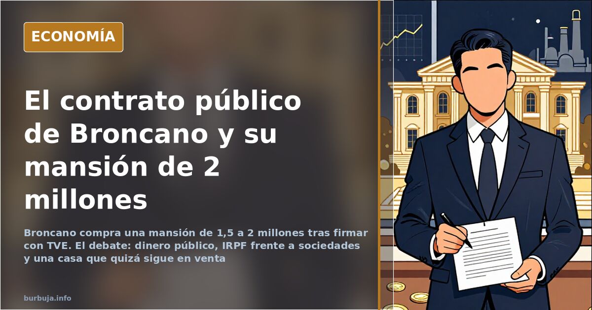 Mansión de lujo junto a un embalse madrileño con gráficos financieros superpuestos en azul marino y dorado