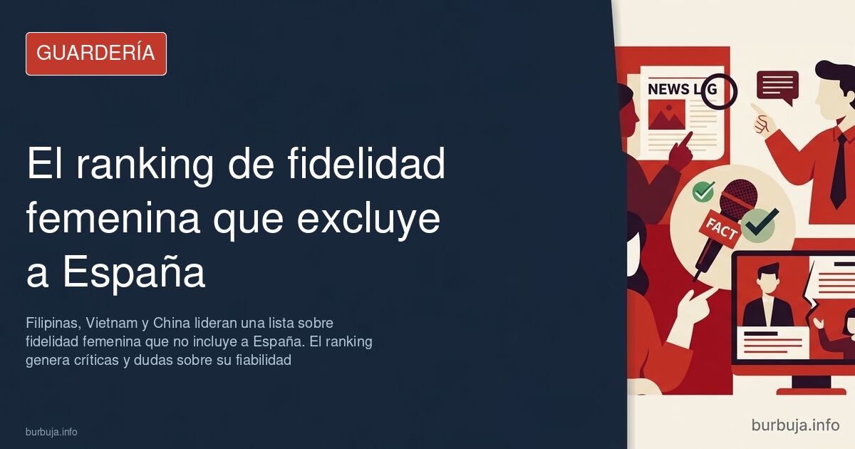 Mapamundi con colores que señala Filipinas, Vietnam y China como países de mayor fidelidad femenina