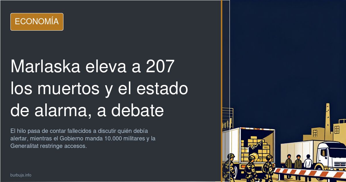 Marlaska eleva a 207 los muertos y el estado de alarma, a debate