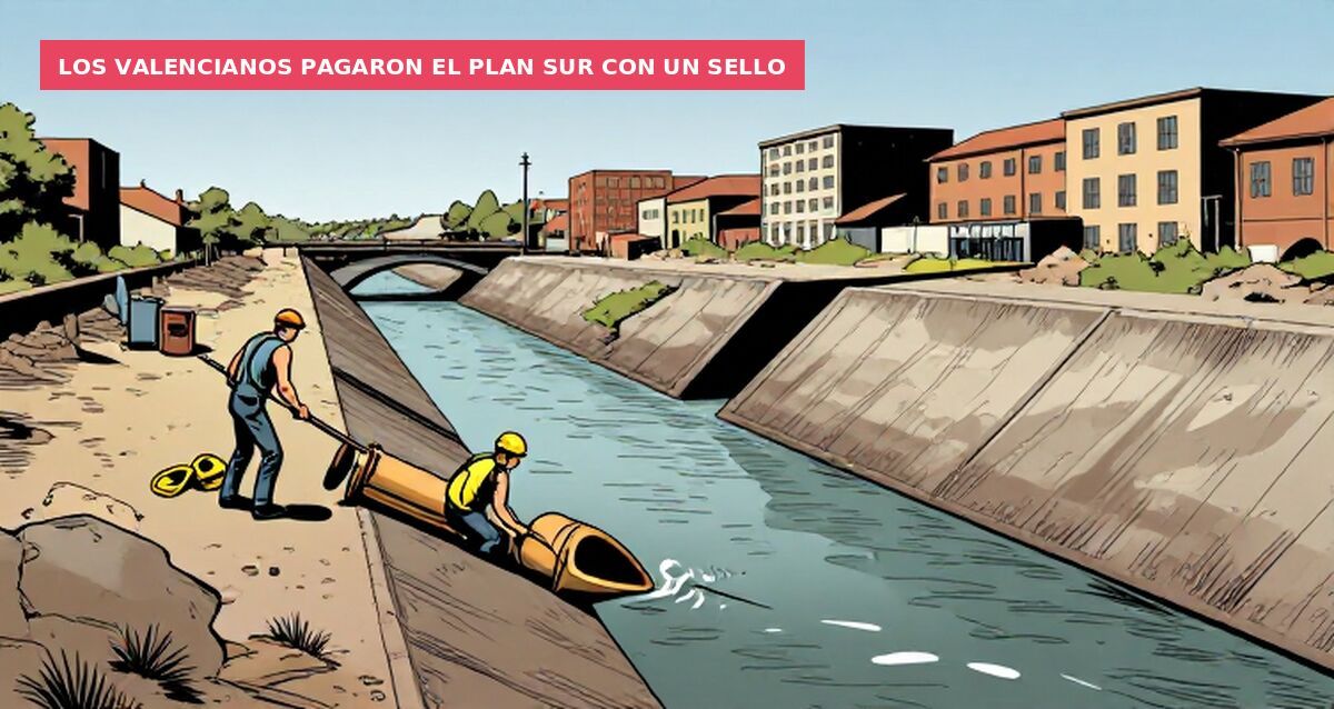 Los valencianos pagaron el Plan Sur con un sello